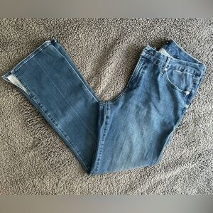 EUC! Express FlexX Skyscraper Hyperstretch Jeans | Lg (12/14/16) short